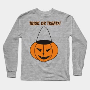 Halloween Pumpkin - Trick or treat?! Long Sleeve T-Shirt